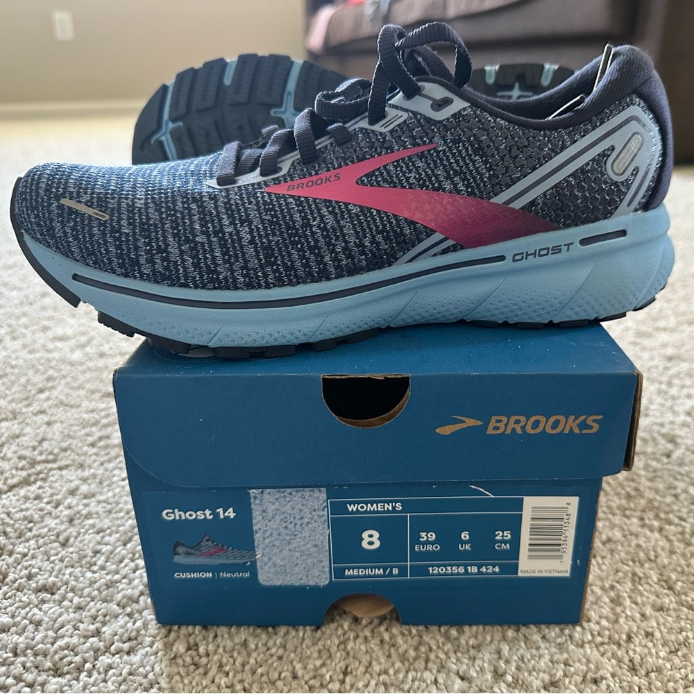 Brooks Women’s Ghost 14 Size 8 Running Shoes - new